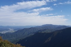 쌀바위에서 바라본 운문산생태경관보전지역 능선(20180930)